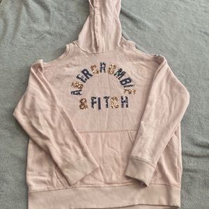 cut out shoulders hoodie